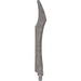 Деталь LEGO Hero Factory Weapon - Blade with Curved Tip, Жемчужно-золотой