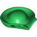 Minifig Hat, Pirate Circular with Fold in Brim and Lime Line around Brim Print