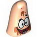 Minifig Head Modified Patrick with Ice Cream Splotches Print
