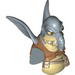 Набор LEGO Minifig Head Modified Watto with Vest and Belt Print, Sand Blue