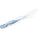 Minifig Ice Sword with Jagged Edges and Marbled Trans Medium Blue Pattern