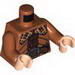 Torso LotR Chequered Collar and Belt with Silver Buckle Print / Dark Orange Arms / Light Flesh Hands