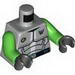 Torso Galaxy Squad Armor with Number 30 on Back Print / Bright Green Arms / Black Hands