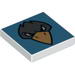 Tile 2 x 2 with Raven Head Print