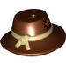Minifig Hat - Wide Brimmed with Rope and Patch Print