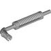 Деталь LEGO Vehicle Exhaust Pipe with Technic Pin - Flat End, Светлый сине-серый