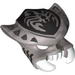 Minifig Mask Scorpion with White Fangs and Pincers, Pearl Dark Gray Spikes and Scorpion Emblem Print
