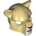 Minifig Mask Feline with Black Nose, Beauty Mark and Crooked Smile Print
