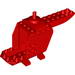 Деталь LEGO HELICOPTER 4X14X5, ASSEMBLY, Красный