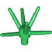 Деталь LEGO Plant Flower Stem with Bar and 6 Stems, Зеленый