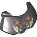 Hero Factory Chest Armor Small with Red Spider Eyes and White Fangs Print