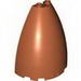 Деталь LEGO WALL ELEMENT CONE 3X6X6, Темно-оранжевый