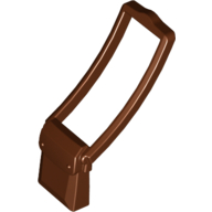 Деталь LEGO Minifig Bag Messenger Pouch, Темно-фиолетовый