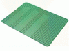 Набор LEGO Baseplate 24 x 32 with Three Driveways and Dots Print [355], Зеленый