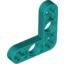 Набор LEGO Technic Beam 3 x 3 L-Shape Thin, Темно-бирюзовый