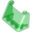 Набор LEGO Windscreen 2 x 4 x 2, Прозрачный зеленый