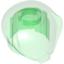 Набор LEGO Minifig Helmet Round Bubble, Прозрачный зеленый