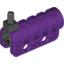 Набор LEGO Technic Competition Cannon, Round Bottom with Black Ends, Фиолетовый
