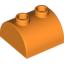 Набор LEGO Brick 2 x 2 Curved Top with Two Top Studs, Оранжевый