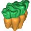 Деталь LEGO DUPLO CARROT 2X2 28/105, Не определен
