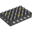 Деталь LEGO TOOLO 4X6X1 W. THREAD+SCREWS, Не определен