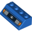Набор LEGO Slope 45В° 2 x 4 with Headlight Print, Голубой