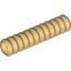 Набор LEGO Hose, Ribbed 7mm D. 4L, Золотистый металлик