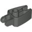 Набор LEGO Hinge 1 x 3 Locking with 2 Fingers and Claw End, Темно-серый