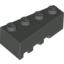 Набор LEGO Wedge 4 x 2 Right, Темно-серый