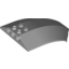Набор LEGO Windscreen 8 x 6 x 2 Curved, Светлый сине-серый
