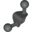 Набор LEGO Bionicle Ball Joint 4 x 4 x 2 90 Degree with 2 Ball Joints and Axle hole, Темно-серый