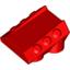 Набор LEGO Brick 2 x 2 No Studs, Sloped with 3 Side Pistons Raised Edges, Красный