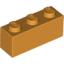 Набор LEGO Brick 1 x 3, Medium Orange