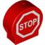Деталь LEGO DUPLO SIGN DEC. STOP, Не определен