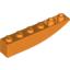 Набор LEGO Slope Curved 6 x 1 Inverted, Оранжевый