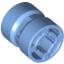 Набор LEGO Wheel 8 x 9 [Undetermined Hole Type], Medium Blue