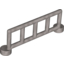 Набор LEGO Duplo Fence Railing with 6 Posts, Pearl Light Gray