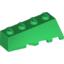 Набор LEGO Wedge 4 x 2 Sloped Left, Зеленый