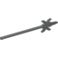 Набор LEGO Minifig Pike [4 Side Blades], Темно-серый