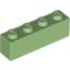 Набор LEGO Brick 1 x 4, Medium Green