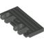 Набор LEGO Hinge Train Gate 2 x 4 Locking Dual 2 Fingers with Rear Reinforcements, Темно-серый