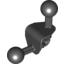 Набор LEGO Bionicle Ball Joint 4 x 4 x 2 90 Degree with 2 Ball Joints and Axle hole, Черный
