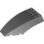 Набор LEGO Windscreen 10 x 6 x 2 Curved, Темный сине-серый