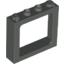 Набор LEGO Window 1 x 4 x 3 Train with Shutter Holes and Solid Studs on Ends, Темно-серый