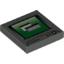 Набор LEGO Tile 2 x 2 with Computer Monitor Print 1, with White Power Switch Icon, Темно-серый