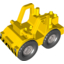 Набор LEGO DUP. WHEEL TRACT 6X10X5,5 ASS., Желтый