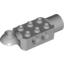 Набор LEGO Technic Brick Special 2 x 3 with Pin Holes, Rotation Joint Ball Half [Horizontal Top], Rotation Joint Socket, Светлый сине-серый