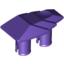 Набор LEGO Vehicle Fairing 1 x 2 Stepped with Two Pins, Темно-фиолетовый