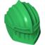 Набор LEGO Minifig Visor Fanciful for Rascus Minifig, Зеленый