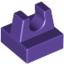 Набор LEGO Tile Special 1 x 1 with Clip and Straight Tips, Темно-фиолетовый